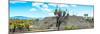 ¡Viva Mexico! Panoramic Collection - Pyramid of Cantona Archaeological Ruins III-Philippe Hugonnard-Mounted Photographic Print