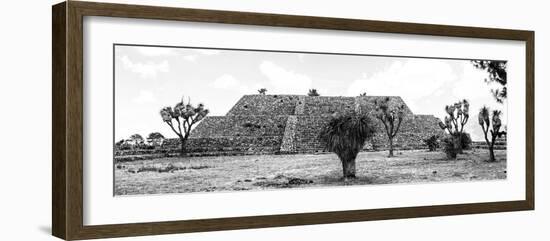 ¡Viva Mexico! Panoramic Collection - Pyramid of Cantona Archaeological Ruins VII-Philippe Hugonnard-Framed Photographic Print