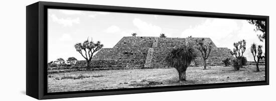 ¡Viva Mexico! Panoramic Collection - Pyramid of Cantona Archaeological Ruins VII-Philippe Hugonnard-Framed Premier Image Canvas
