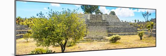 ¡Viva Mexico! Panoramic Collection - Pyramid of Cantona Archaeological Ruins-Philippe Hugonnard-Mounted Photographic Print