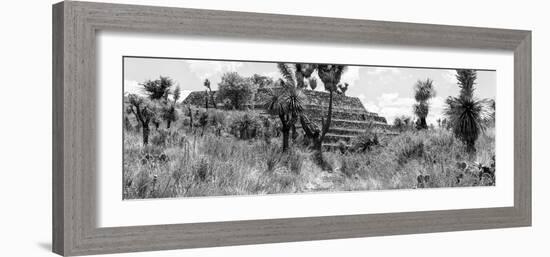 ¡Viva Mexico! Panoramic Collection - Pyramid of Cantona Archaeological Site II-Philippe Hugonnard-Framed Photographic Print