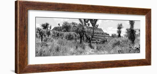 ¡Viva Mexico! Panoramic Collection - Pyramid of Cantona Archaeological Site II-Philippe Hugonnard-Framed Photographic Print