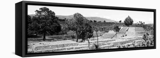 ¡Viva Mexico! Panoramic Collection - Pyramid of Cantona - Puebla III-Philippe Hugonnard-Framed Premier Image Canvas