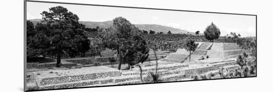 ¡Viva Mexico! Panoramic Collection - Pyramid of Cantona - Puebla III-Philippe Hugonnard-Mounted Photographic Print