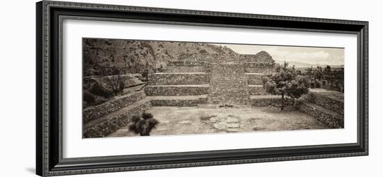¡Viva Mexico! Panoramic Collection - Pyramid of Cantona - Puebla-Philippe Hugonnard-Framed Photographic Print