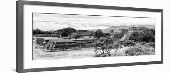 ¡Viva Mexico! Panoramic Collection - Pyramid of Monte Alban IV-Philippe Hugonnard-Framed Photographic Print