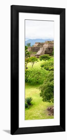 ¡Viva Mexico! Panoramic Collection - Pyramid of Monte Alban V-Philippe Hugonnard-Framed Photographic Print