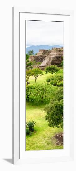 ¡Viva Mexico! Panoramic Collection - Pyramid of Monte Alban V-Philippe Hugonnard-Framed Photographic Print