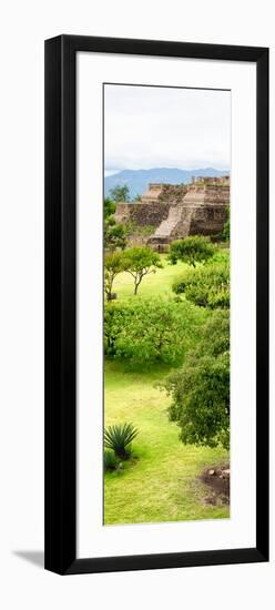 ¡Viva Mexico! Panoramic Collection - Pyramid of Monte Alban V-Philippe Hugonnard-Framed Photographic Print