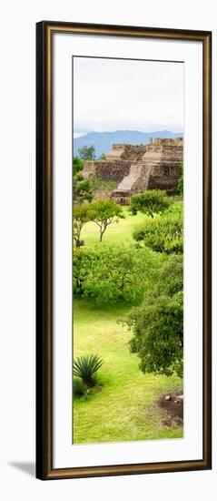 ¡Viva Mexico! Panoramic Collection - Pyramid of Monte Alban V-Philippe Hugonnard-Framed Photographic Print