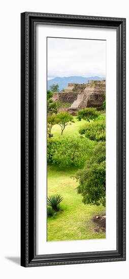 ¡Viva Mexico! Panoramic Collection - Pyramid of Monte Alban V-Philippe Hugonnard-Framed Photographic Print