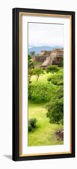 ¡Viva Mexico! Panoramic Collection - Pyramid of Monte Alban V-Philippe Hugonnard-Framed Photographic Print