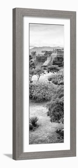 ¡Viva Mexico! Panoramic Collection - Pyramid of Monte Alban VII-Philippe Hugonnard-Framed Photographic Print