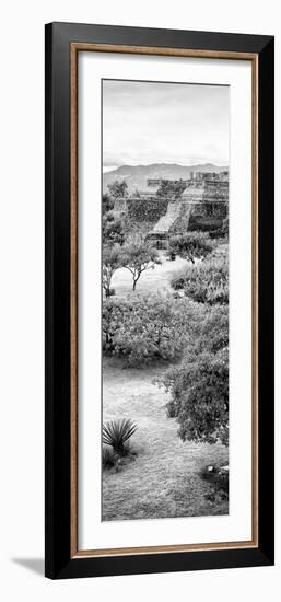 ¡Viva Mexico! Panoramic Collection - Pyramid of Monte Alban VII-Philippe Hugonnard-Framed Photographic Print