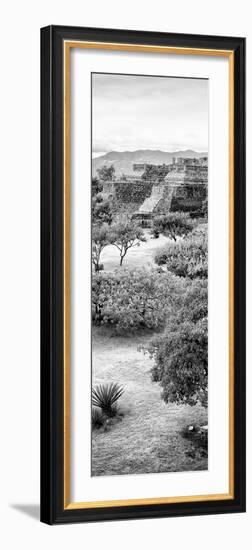 ¡Viva Mexico! Panoramic Collection - Pyramid of Monte Alban VII-Philippe Hugonnard-Framed Photographic Print