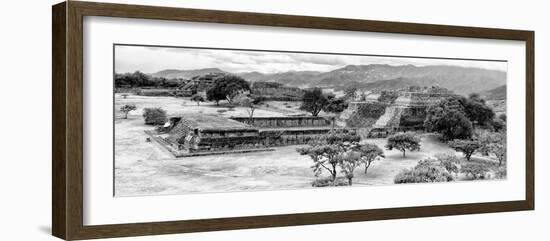 ¡Viva Mexico! Panoramic Collection - Pyramid of Monte Alban X-Philippe Hugonnard-Framed Photographic Print