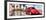 ¡Viva Mexico! Panoramic Collection - Red VW Beetle Car in San Cristobal de Las Casas II-Philippe Hugonnard-Framed Photographic Print