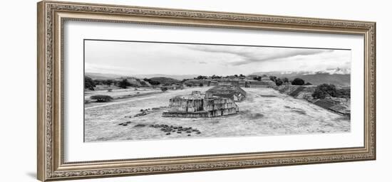 ¡Viva Mexico! Panoramic Collection - Ruins of Monte Alban-Philippe Hugonnard-Framed Photographic Print