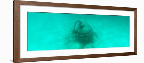 ¡Viva Mexico! Panoramic Collection - Sculptures at bottom of sea in Cancun II-Philippe Hugonnard-Framed Photographic Print