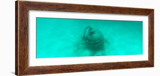 ¡Viva Mexico! Panoramic Collection - Sculptures at bottom of sea in Cancun II-Philippe Hugonnard-Framed Photographic Print