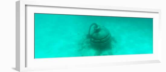 ¡Viva Mexico! Panoramic Collection - Sculptures at bottom of sea in Cancun II-Philippe Hugonnard-Framed Photographic Print