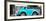 ¡Viva Mexico! Panoramic Collection - Small Turquoise VW Beetle Car-Philippe Hugonnard-Framed Photographic Print