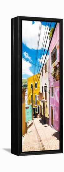 ¡Viva Mexico! Panoramic Collection - Street Scene Guanajuato-Philippe Hugonnard-Framed Premier Image Canvas