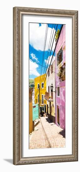 ¡Viva Mexico! Panoramic Collection - Street Scene Guanajuato-Philippe Hugonnard-Framed Photographic Print