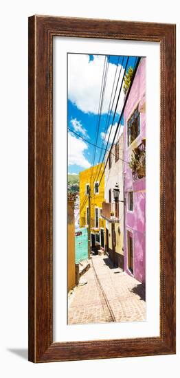 ¡Viva Mexico! Panoramic Collection - Street Scene Guanajuato-Philippe Hugonnard-Framed Photographic Print