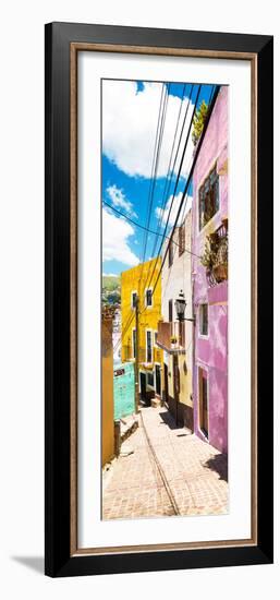 ¡Viva Mexico! Panoramic Collection - Street Scene Guanajuato-Philippe Hugonnard-Framed Photographic Print