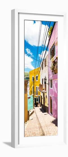 ¡Viva Mexico! Panoramic Collection - Street Scene Guanajuato-Philippe Hugonnard-Framed Photographic Print