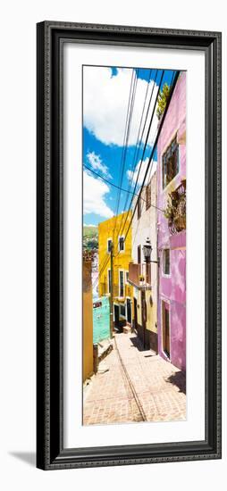 ¡Viva Mexico! Panoramic Collection - Street Scene Guanajuato-Philippe Hugonnard-Framed Photographic Print