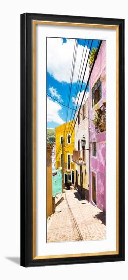 ¡Viva Mexico! Panoramic Collection - Street Scene Guanajuato-Philippe Hugonnard-Framed Photographic Print
