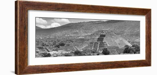 ¡Viva Mexico! Panoramic Collection - Teotihuacan Pyramid of the Sun I-Philippe Hugonnard-Framed Photographic Print