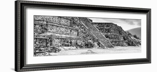 ¡Viva Mexico! Panoramic Collection - Teotihuacan Pyramids II-Philippe Hugonnard-Framed Photographic Print