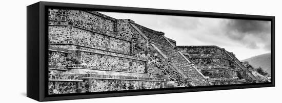 ¡Viva Mexico! Panoramic Collection - Teotihuacan Pyramids IV-Philippe Hugonnard-Framed Premier Image Canvas