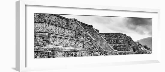 ¡Viva Mexico! Panoramic Collection - Teotihuacan Pyramids IV-Philippe Hugonnard-Framed Photographic Print