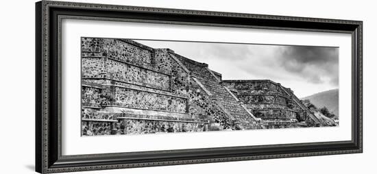 ¡Viva Mexico! Panoramic Collection - Teotihuacan Pyramids IV-Philippe Hugonnard-Framed Photographic Print