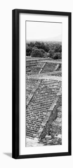 ¡Viva Mexico! Panoramic Collection - Teotihuacan Pyramids of the Sun II-Philippe Hugonnard-Framed Photographic Print