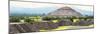 ¡Viva Mexico! Panoramic Collection - Teotihuacan Pyramids V-Philippe Hugonnard-Mounted Photographic Print