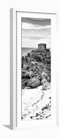 ¡Viva Mexico! Panoramic Collection - Tulum Ruins along Caribbean Coastline IV-Philippe Hugonnard-Framed Photographic Print