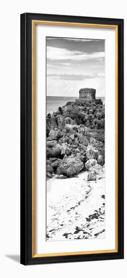 ¡Viva Mexico! Panoramic Collection - Tulum Ruins along Caribbean Coastline IV-Philippe Hugonnard-Framed Photographic Print