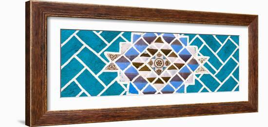 ¡Viva Mexico! Panoramic Collection - Turquoise Mosaics-Philippe Hugonnard-Framed Photographic Print