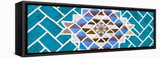 ¡Viva Mexico! Panoramic Collection - Turquoise Mosaics-Philippe Hugonnard-Framed Premier Image Canvas