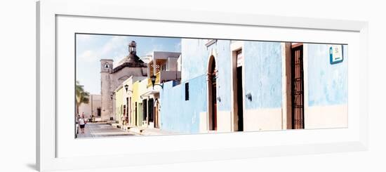 ¡Viva Mexico! Panoramic Collection - Urban Scene Campeche IV-Philippe Hugonnard-Framed Photographic Print