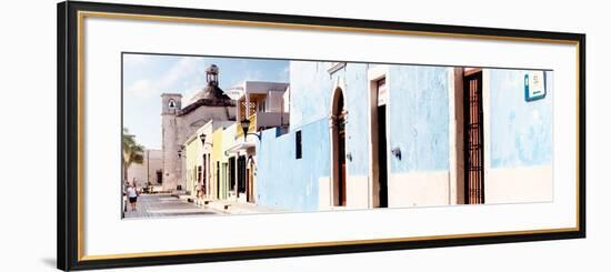 ¡Viva Mexico! Panoramic Collection - Urban Scene Campeche IV-Philippe Hugonnard-Framed Photographic Print