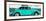 ¡Viva Mexico! Panoramic Collection - VW Beetle Turquoise-Philippe Hugonnard-Framed Photographic Print