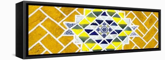 ¡Viva Mexico! Panoramic Collection - Yellow Mosaics-Philippe Hugonnard-Framed Premier Image Canvas