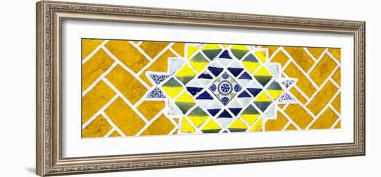 ¡Viva Mexico! Panoramic Collection - Yellow Mosaics-Philippe Hugonnard-Framed Photographic Print