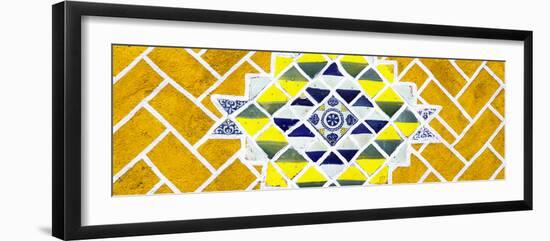 ¡Viva Mexico! Panoramic Collection - Yellow Mosaics-Philippe Hugonnard-Framed Photographic Print